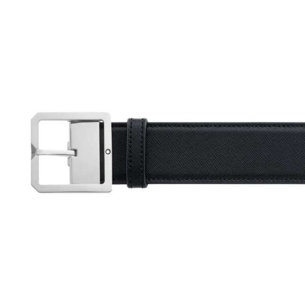 Montblanc Black/Grey 120 x 4 cm Belt - 131162