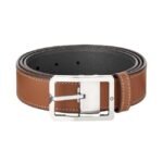 Montblanc Brown/Grey 120 x 3.5 cm Belt - 131164