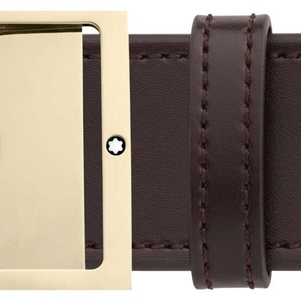 Montblanc Brown/Grey 120 x 4 cm Belt - 131165