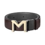 Montblanc Brown/Grey 120 x 3.5 cm Belt - 131177