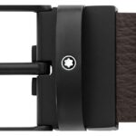 Montblanc Black/Brown 120 x 3.5 cm Belt - 131187