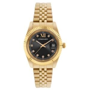 D'signer Black Dial Analog Men Watch - 521GM.3G