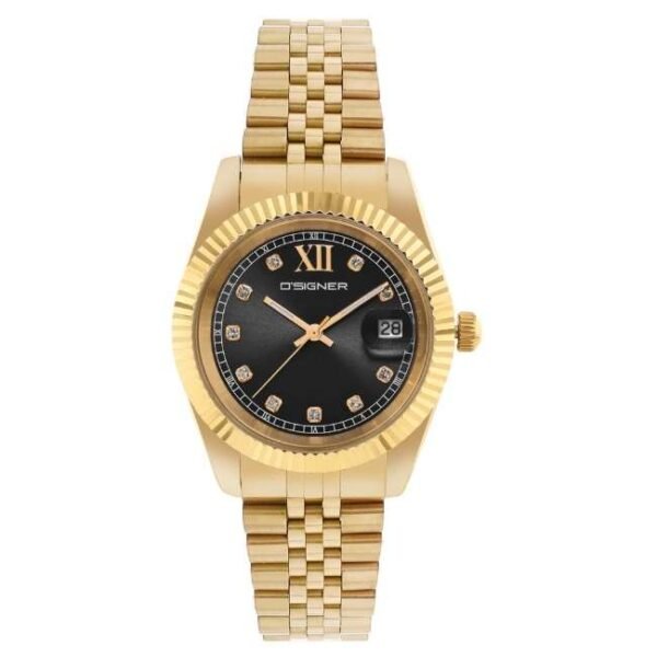 D'signer Black Dial Analog Men Watch - 521GM.3G