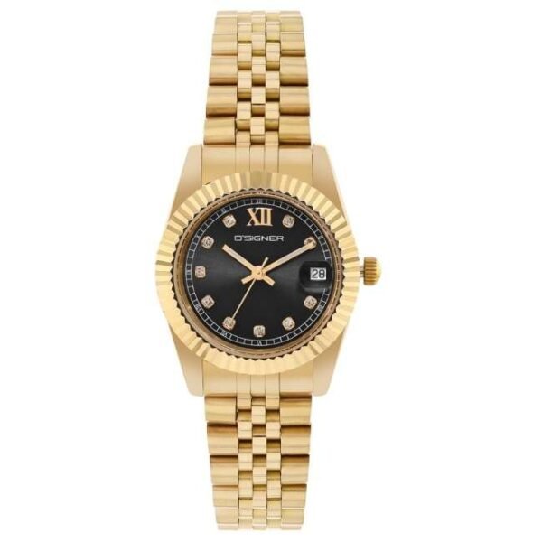 D'signer Black Dial Analog Women Watch - 521GM.3L