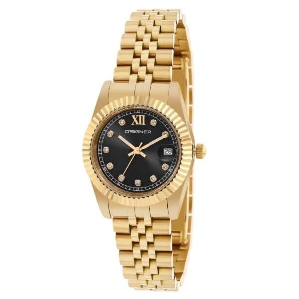 D'signer Black Dial Analog Women Watch - 521GM.3L
