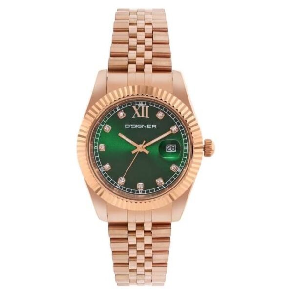 D'signer Green Dial Analog Men Watch - 521RGM.16G