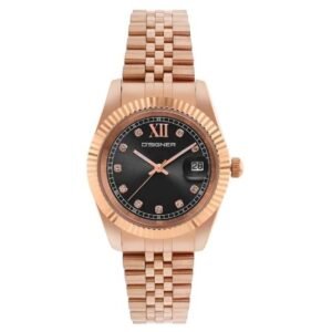 D'signer Black Dial Analog Men Watch - 521RGM.3G