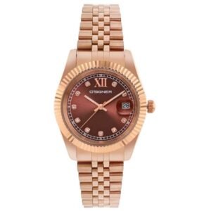 D'signer Brown Dial Analog Men Watch - 521RGM.9G