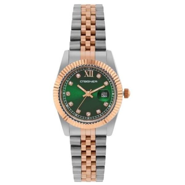 D'signer Green Dial Analog Women Watch - 521RTM.16L