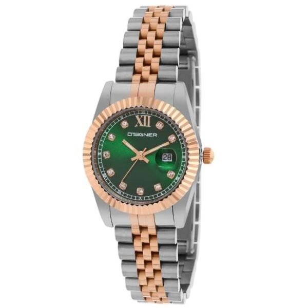 D'signer Green Dial Analog Women Watch - 521RTM.16L