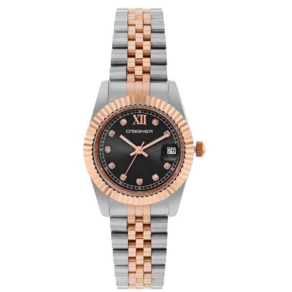 D'signer Black Dial Analog Women Watch - 521RTM.3L