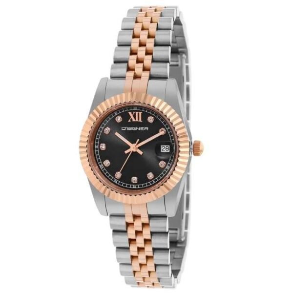 D'signer Black Dial Analog Women Watch - 521RTM.3L