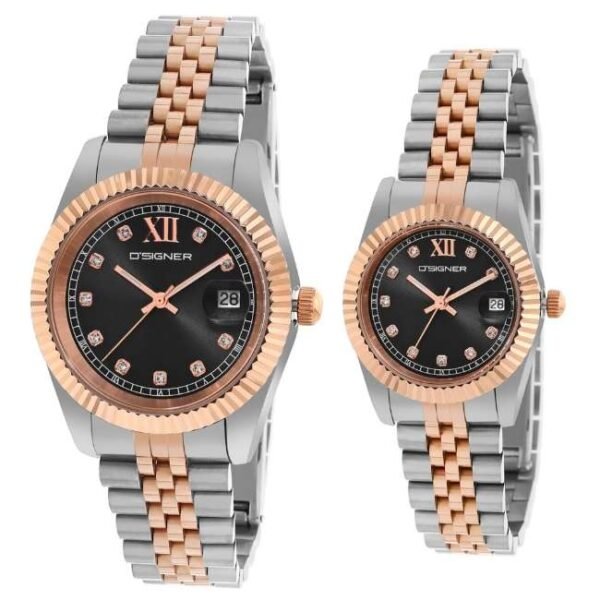 D'signer Black Dial Analog Women Watch - 521RTM.3L