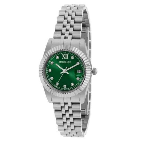 D'signer Green Dial Analog Women Watch - 521SM.16L