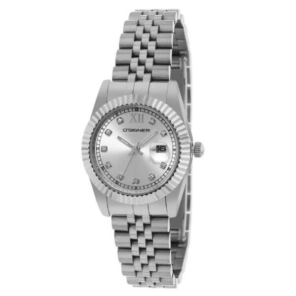 D'signer Silver Dial Analog Women Watch - 521SM.2L