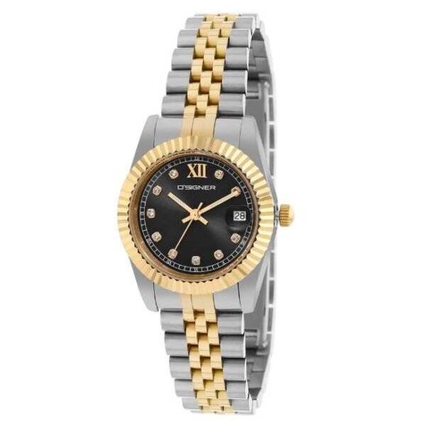D'signer Black Dial Analog Women Watch - 521TM.3L