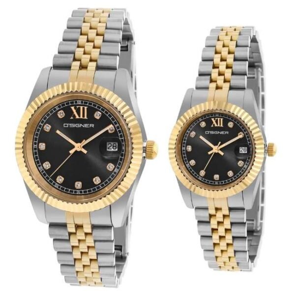 D'signer Black Dial Analog Women Watch - 521TM.3L