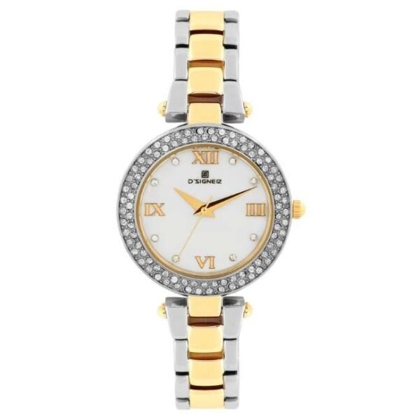 D'signer Analog White Dial Women's Watch 627TM.6L