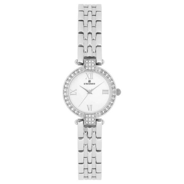 D'signer Analog White Dial Women's Watch 628SM.6L