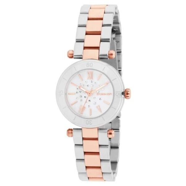 D'signer Analog White Dial Women's Watch 667RTM.6L