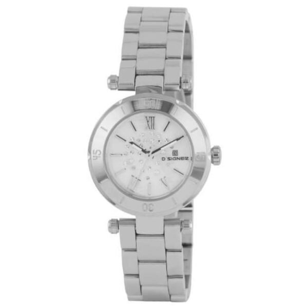D'signer Analog White Dial Women's Watch 667SM.6L