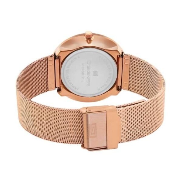 D'signer Analog Rose Gold Dial Women's Watch 670RGM.11L