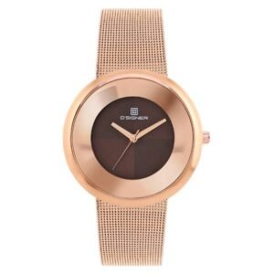 D'signer Analog Brown Dial Women's Watch 670RGM.9L