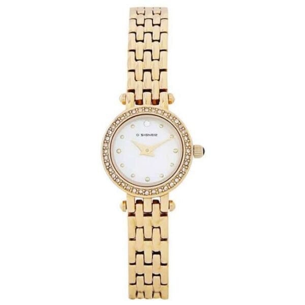 D'signer Analog White Dial Women's Watch 674SM.6L