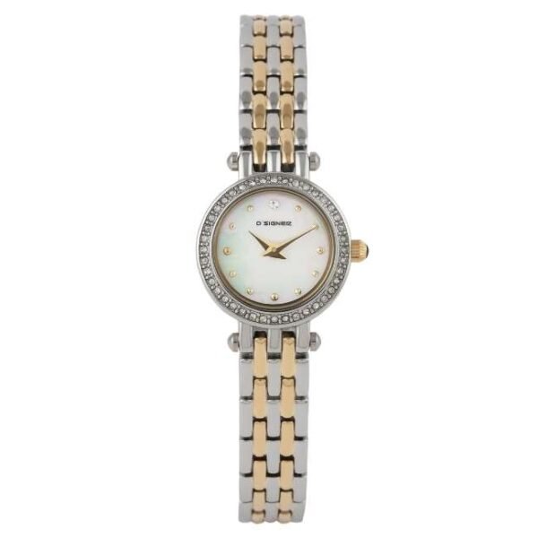 D'signer White Dial Analog Women Watch - 674TM.6L