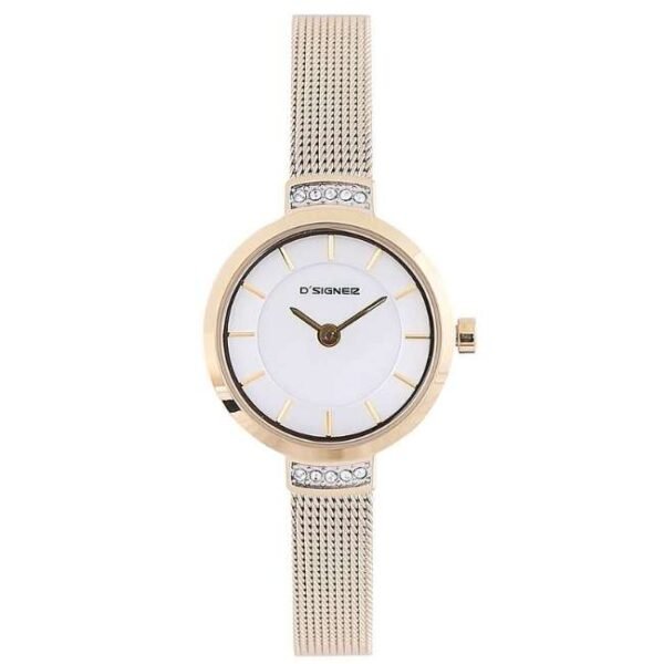 D'signer Analog White Dial Women's Watch 708GM.6L