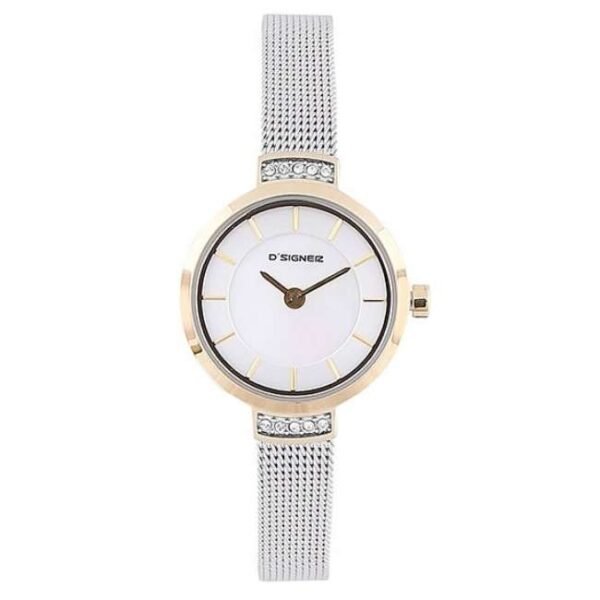D'signer Analog White Dial Women's Watch 708SM.6L