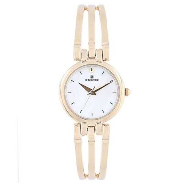 D'signer Analog White Dial Women's Watch 724GM.6L