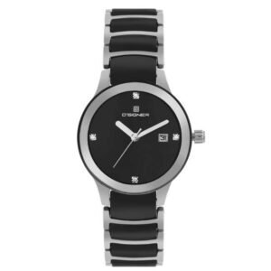 D'signer Black Dial Analog Women Watch - 746BCRM.3L