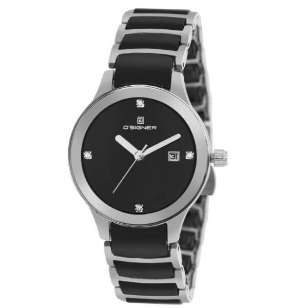 D'signer Black Dial Analog Women Watch - 746BCRM.3L
