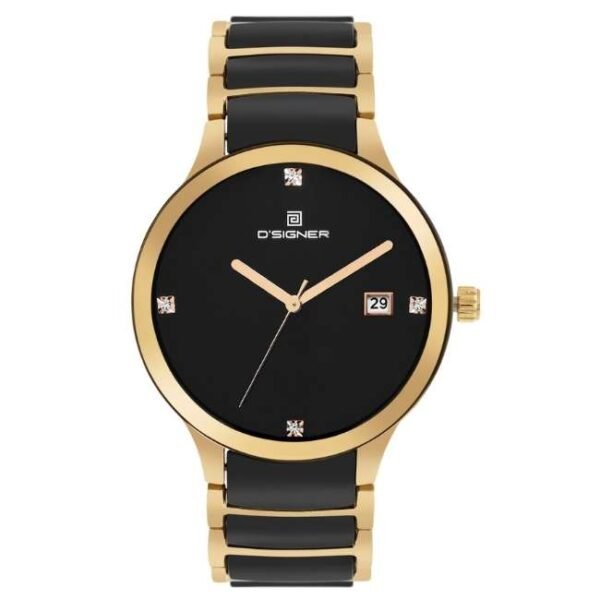 D'signer Black Dial Analog Men Watch - 746GBCRM.3G