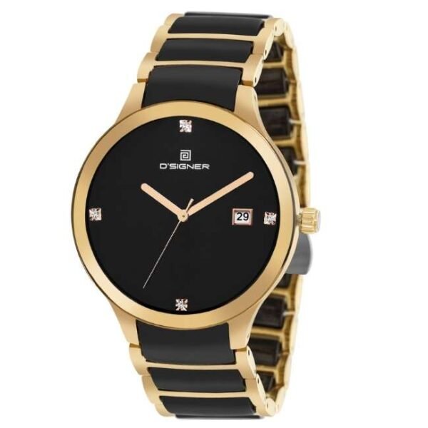 D'signer Black Dial Analog Men Watch - 746GBCRM.3G