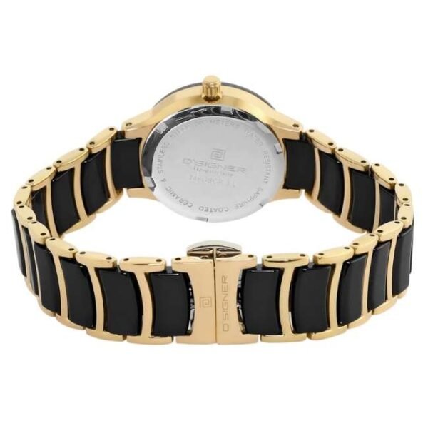 D'signer Black Dial Analog Women Watch - 746GBCRM.3L
