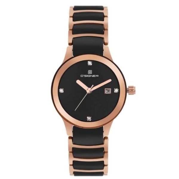 D'signer Black Dial Analog Women Watch - 746RGBCRM.3L