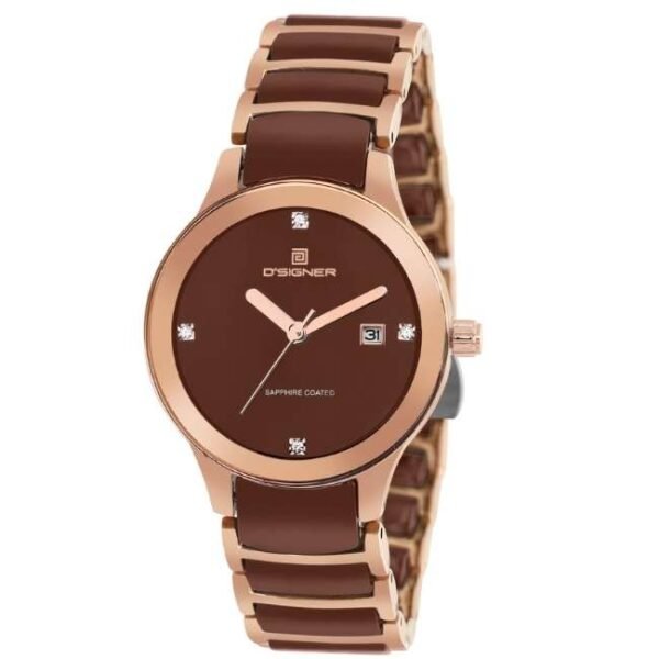 D'signer Brown Dial Analog Women Watch - 746RGBCRM.9L