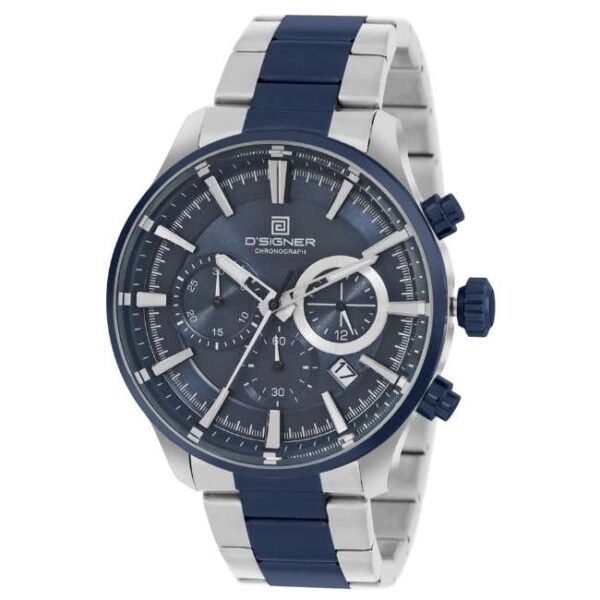 D'signer Blue Dial Analog Chronograph Men Watch - 748BLTM.5G