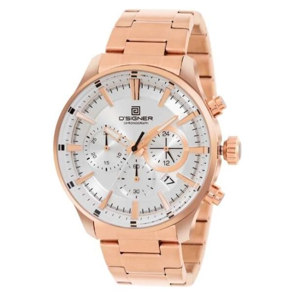 D'signer Silver Dial Analog Chronograph Men Watch - 748RGM.2G