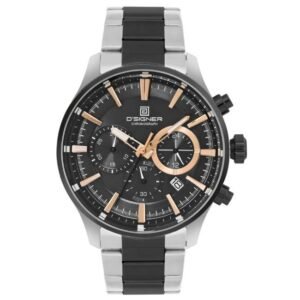D'signer Black Dial Analog Chronograph Men Watch - 748SBTM.3G