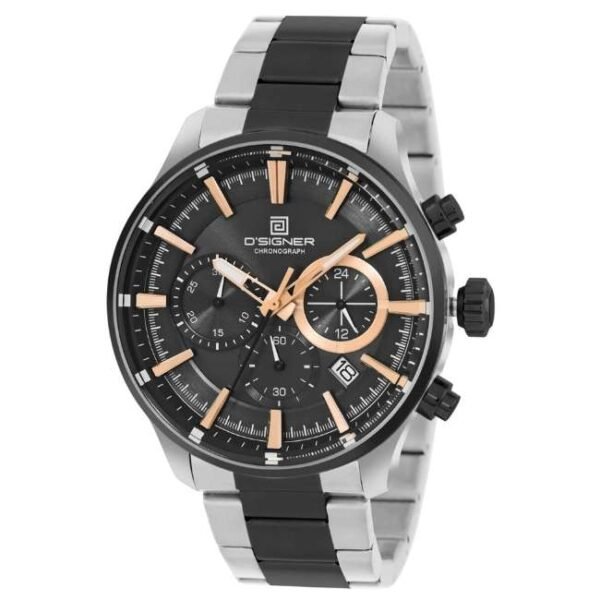 D'signer Black Dial Analog Chronograph Men Watch - 748SBTM.3G