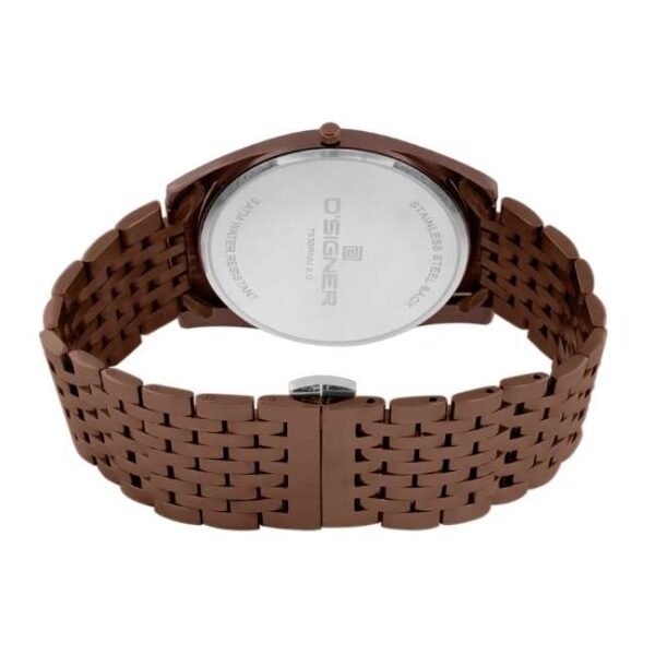 D'signer Brown Dial Analog Men Watch - 753BRNM.9G