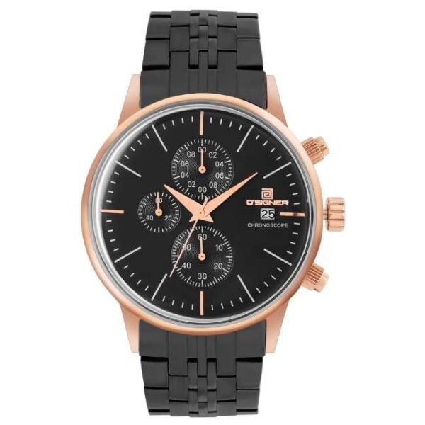 D'signer Black Dial Analog Chronograph Men Watch - 778RGBTM.3G