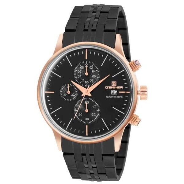 D'signer Black Dial Analog Chronograph Men Watch - 778RGBTM.3G