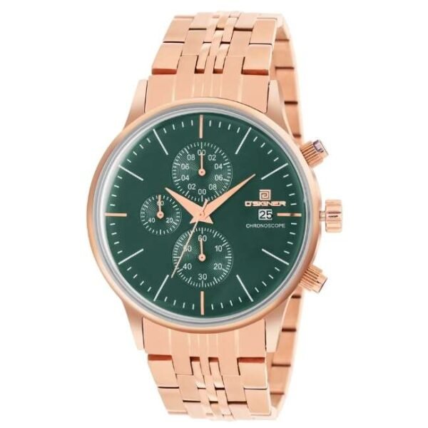 D'signer Analog Green Dial Multifunction Men's Watch 778RGM.16G