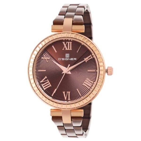 D'signer Analog Brown Dial Women's Watch 787RGBRNM.9L