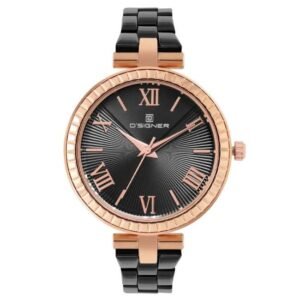 D'signer Analog Black Dial Women's Watch 787RGBTM.3L