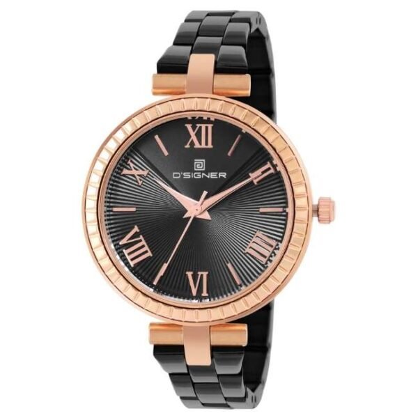 D'signer Analog Black Dial Women's Watch 787RGBTM.3L